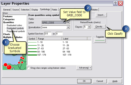 Stream Network symbology properties